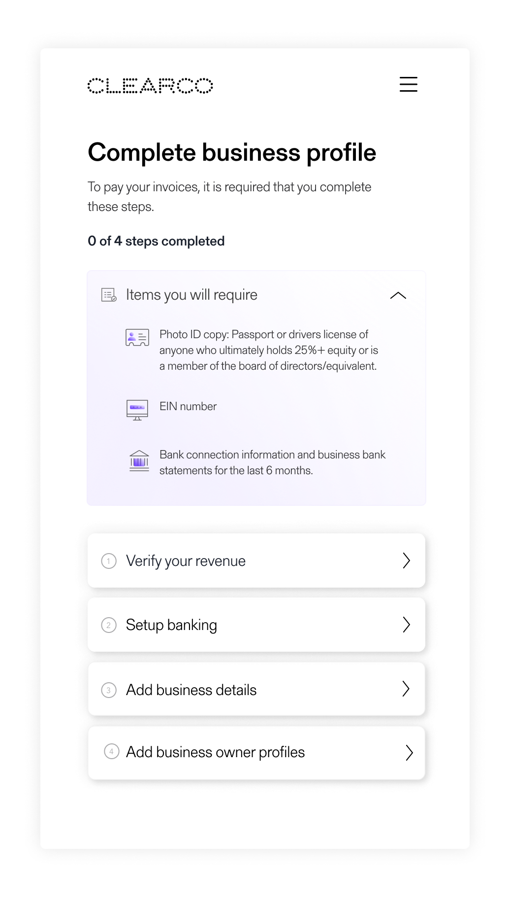 A2 Clear Payments Sign Up-1