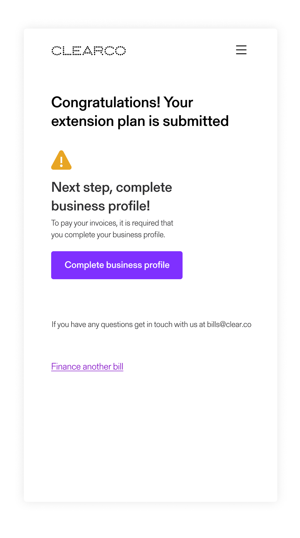 A2 Clear Payments Sign Up-4